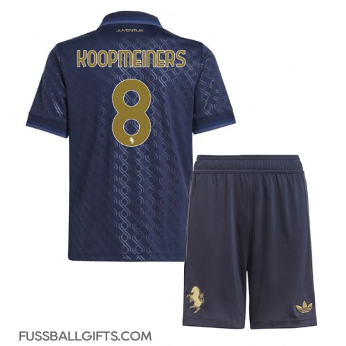 Juventus Teun Koopmeiners #8 Fußballbekleidung 3rd trikot Kinder 2024-25 Kurzarm (+ kurze hosen)